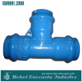 All Socket PVC Tee of Rubber Ring Joint